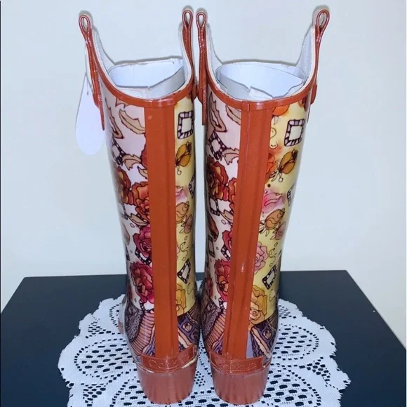 Corky’s Cowboy Boot Style Rubber Rain- - Picture 5 of 7